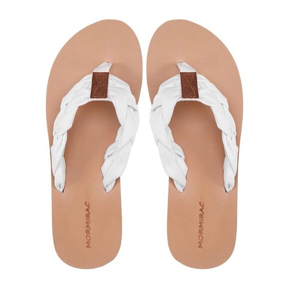 Mormirac Women’s Orthotic Sandals Flip Flops Braided Comfortable Arch Support - Picture 4 of 5